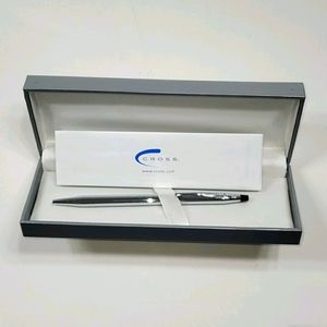 Vintage CROSS 3803 Classic Twist Ballpoint Pen Chrome